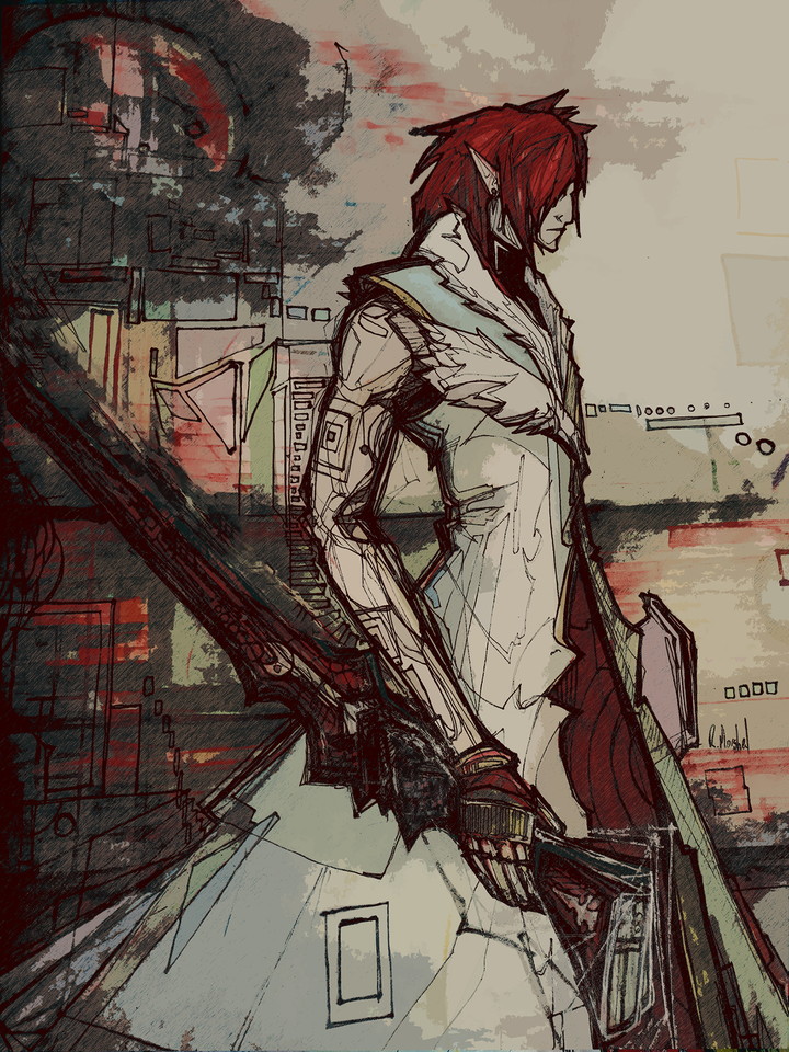 560 Rhu'bhian wielding Hoshikiri / Rhu