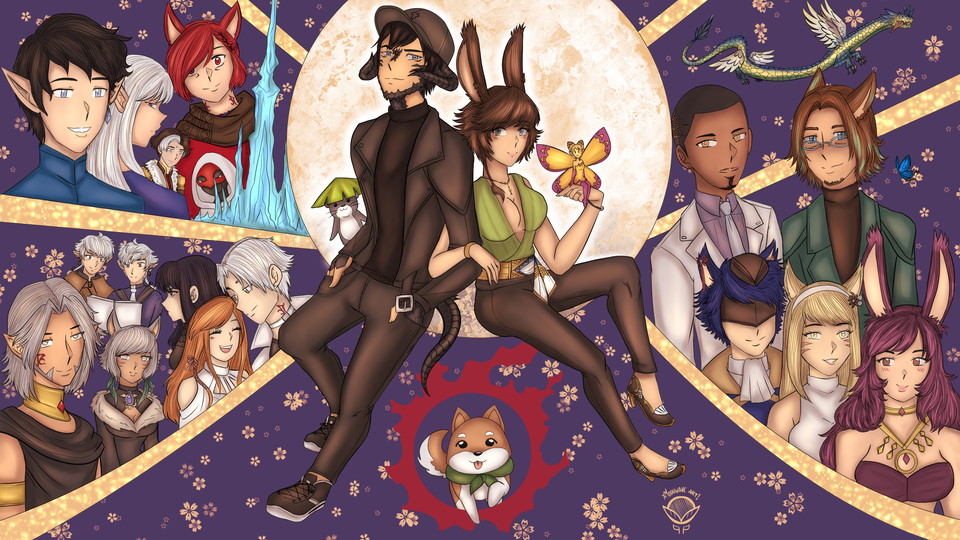510 From Eorzea to the Moon / xMoonwave Art