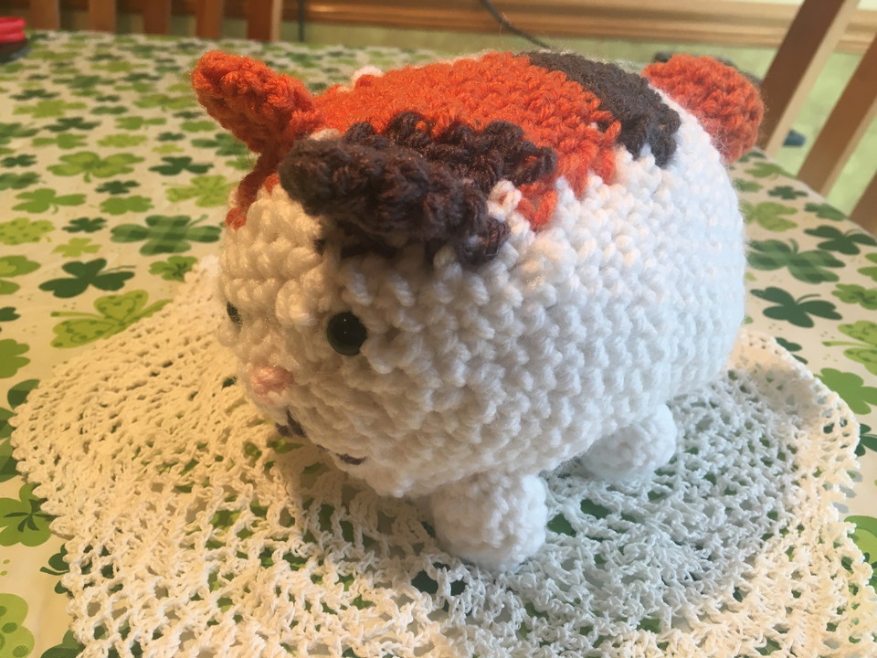 643 Crocheted Fat Cat Minion / AltheaValara 