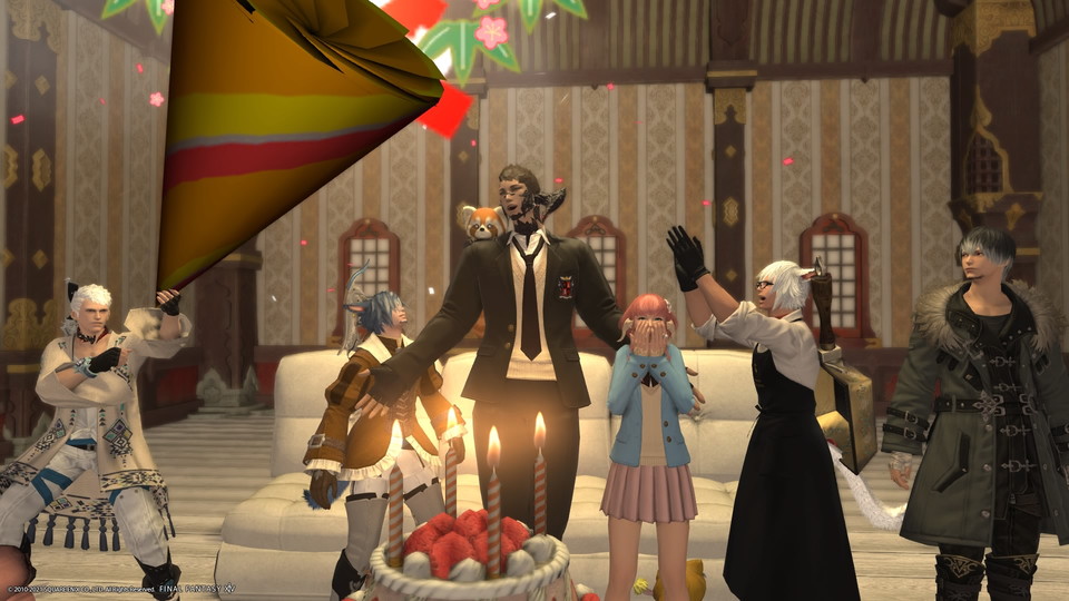 932 Celebrating Friend's Birthday in Eorzea / Ignis Argentum 