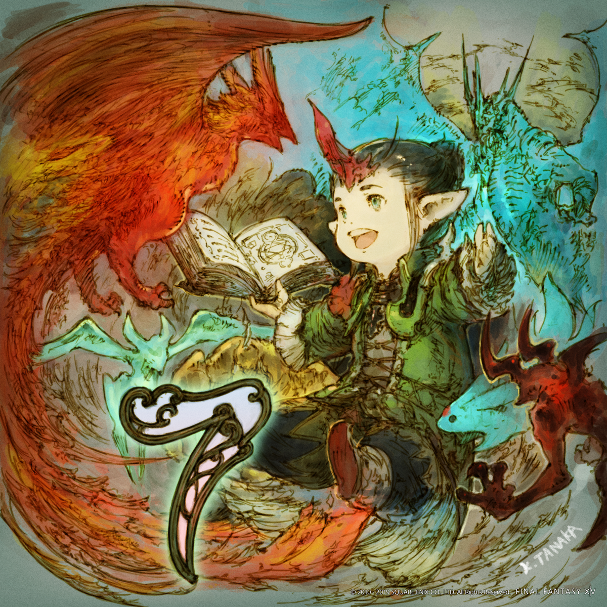 あと7日 漆黒のヴィランズ イラストカウントダウン Final Fantasy Xiv The Lodestone